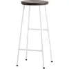 Tabouret de bar Cornet - fumé - blanc crème - haut Hay