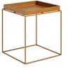 HAY Plateau de Table Medium d'appoint, Acier allié, Caramel, 44 cm