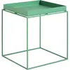 Table basse carrée en métal menthe poivré 40 x 40 x 44 cm Tray - HAY