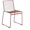 Chaise en métal rouge Hee - HAY