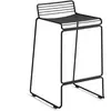 Chaise de bar en métal noir 65 cm Hee - HAY