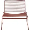 Chaise lounge en métal rouge Hee - HAY
