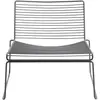 Chaise lounge en métal gris Hee - HAY