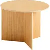 Table basse ronde en chêne naturel Slit - HAY