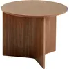 Table base ronde en noyer Slit - HAY