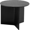 Table basse ronde en chêne noir Slit - HAY