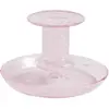 Hay - Bougeoir Flare - Rose - Verre borosilicaté