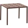 Table basse de jardin carrée en acier rouge Balcony - HAY