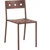 Chaise de jardin en acier rouge Balcony - HAY