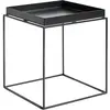 Table basse carrée en métal noir 40 x 40 x 44 cm Tray - HAY