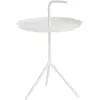 Table d'appoint en métal blanc DLM - HAY