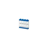 Room Copenhagen LEGO vitrine 8 mini figurines 18 x 19 cm en polypropylène bleu