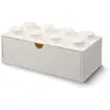 LEGO Autre Brique 8 tenons avec tiroir - blanc 5006877