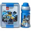 LEGO set de déjeuner City boys 17 x 13,5 cm pp bleu/gris 2-pièces