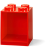 LEGO Autre Étagère en forme de brique à 4 tenons - rouge vif 5006578