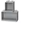 Room Copenhagen LEGO ensemble d'étagères en pierre 31,8 x 21,1 cm gris 2 parties