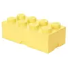 Room studio LEGO 40041741 Brique de rangement empilable 8 - Collection design, Plastique, Jaune, 0 cm