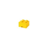 LEGO pierre de rangement avec tiroir 4 plots 25 x 17 cm polypropylène jaune