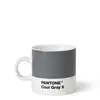 Tasse à expresso Pantone gris foncé