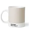 PANTONE Mug, coffee / tea cup, fine china (ceramic), 375 ml, Warm gray