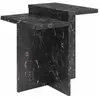 CosmoLiving by Cosmopolitan Table basse en effet marbre noir