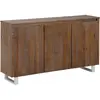 Loft24 Buffet avec 3 portes en pin marron