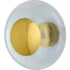Ebb & Flow HORIZON SURFACE-Applique murale Verre soufflé Ø36cm Doré