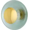 Ebb & Flow HORIZON SURFACE-Applique murale Verre soufflé Ø36cm Vert