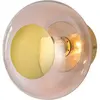 Ebb & Flow HORIZON SURFACE-Applique murale Verre soufflé Ø21cm Rose