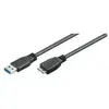 Câble USB MICRO CONNECT - USB3.0AB05MICRO NOIR - 50 cm - Transfert de données