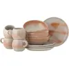 Bloomingville Paula service de table petit déjeuner 12 pièces orange -...