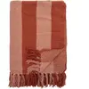 Bloomingville - Plaid Frello - Orange - Coton recyclé