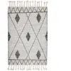 Tapis rectangulaire en coton naturel 180x120 cm Yuki - Bloomingville