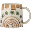 Bloomingville Shama mugs vert set de 6 pièces - 82060439