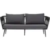 Bloomingville Canapé Pavone noir - 82064276