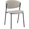 Bloomingville - Chaise empilable Chaise & petit fauteuil - Blanc - Tis...