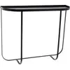 Bloomingville Table d'appoint de fer noir Harper