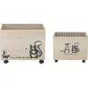 Bloomingville Mini Boîtes de rangement Nonni - lot de 2 pièces