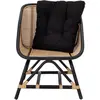 Bloomingville Chaise longue Loue - noir