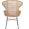 Chaise longue en rotin naturel Oudon - Bloomingville