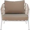 Bloomingville Chaise longue Cia - blanc