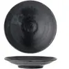 Bloomingville - 4 Assiettes Creuse en Porcelaine Yoko noires - D.16xH.3 cm T.U