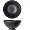 Bloomingville - 4 Bols en Porcelaine Yoko noirs - D.13.5xH.6.5 cm T.U
