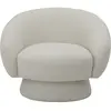 Fauteuil en tissu bouclé Ted - Bloomingville