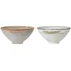 Bloomingville - Bol Masami en grès - Set de 2 Crème M