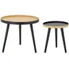 Bloomingville Set de table basse cappuccino de 2 pièces - 82052153