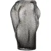 Vase en verre gris Khalid - Bloomingville