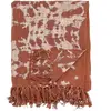 CREATIVE COLLECTION - Plaid Giuseppa  marron - L.160xW.130 cm T.U