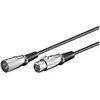 Microconnect xlrmf05 0.5m xlr (3-pin) xlr (3-pin) noir câble audio