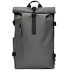 Rolltop Rucksack Large par Rains Gris T.U Sacs
